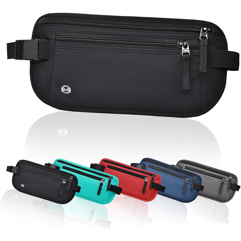 Running Jogging Gear - Invisible Travel Waist Pack Pouch for