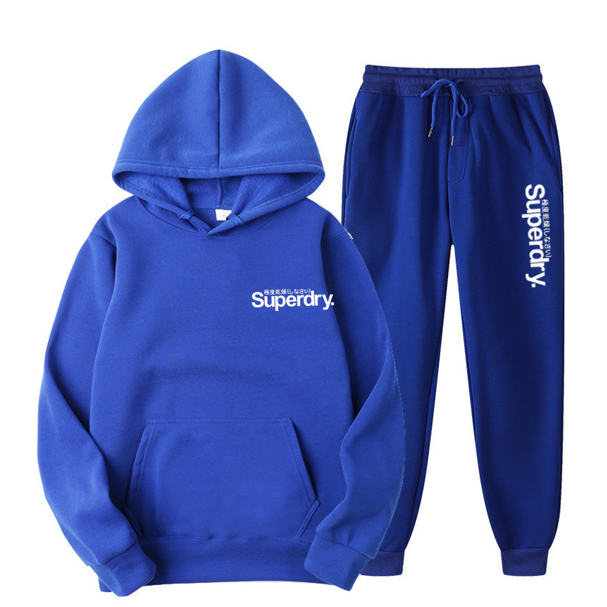 Running Jogging Gear - Men Sportswear Sweater Suit Hoodies +