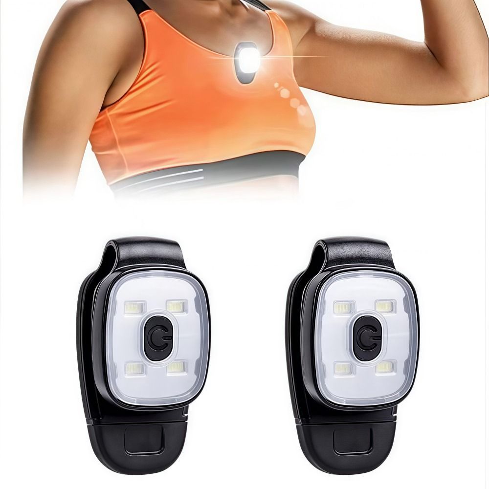 Running Gear Lights - Rechargeable Outdoor Night Running Lights Super