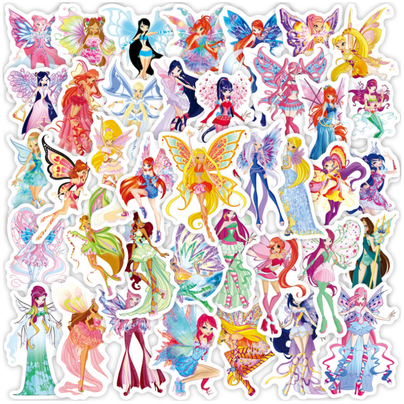 Blister Plaster Sport - 10/30/50Pcs Cartoon butterfly fairy Graffiti Waterproof
