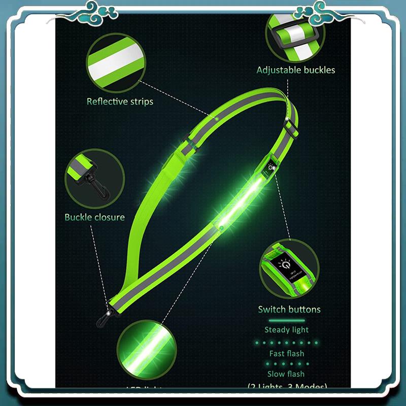 Reliable LED Reflective Belt W - Running Gear At Night ulasan dan harga