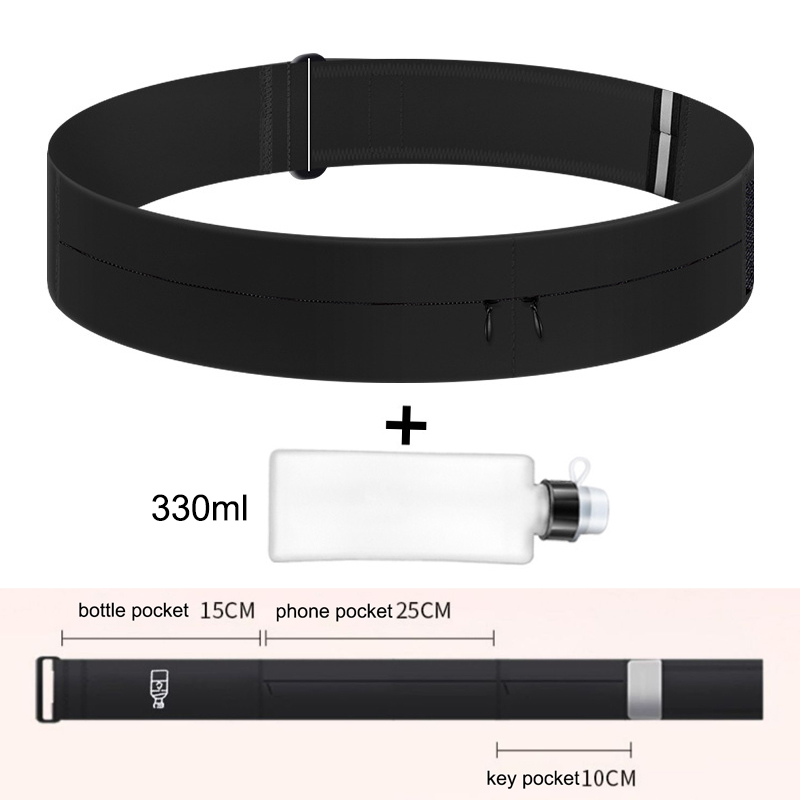 Running Belt Waist Bag with Wa - Running Jogging Gear ulasan dan harga