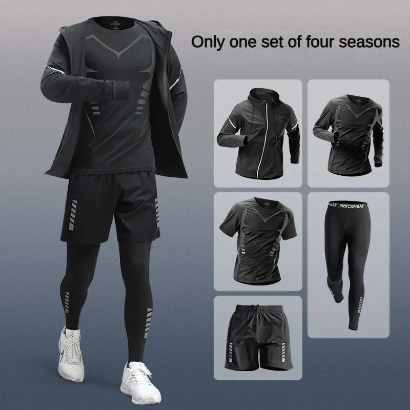 3-7Pcs Men's Ice Fiber Quick-D - Running Jogging Gear ulasan dan harga