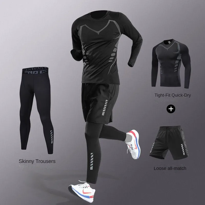 3-7Pcs Men's Ice Fiber Quick-D - Running Jogging Gear ulasan dan harga