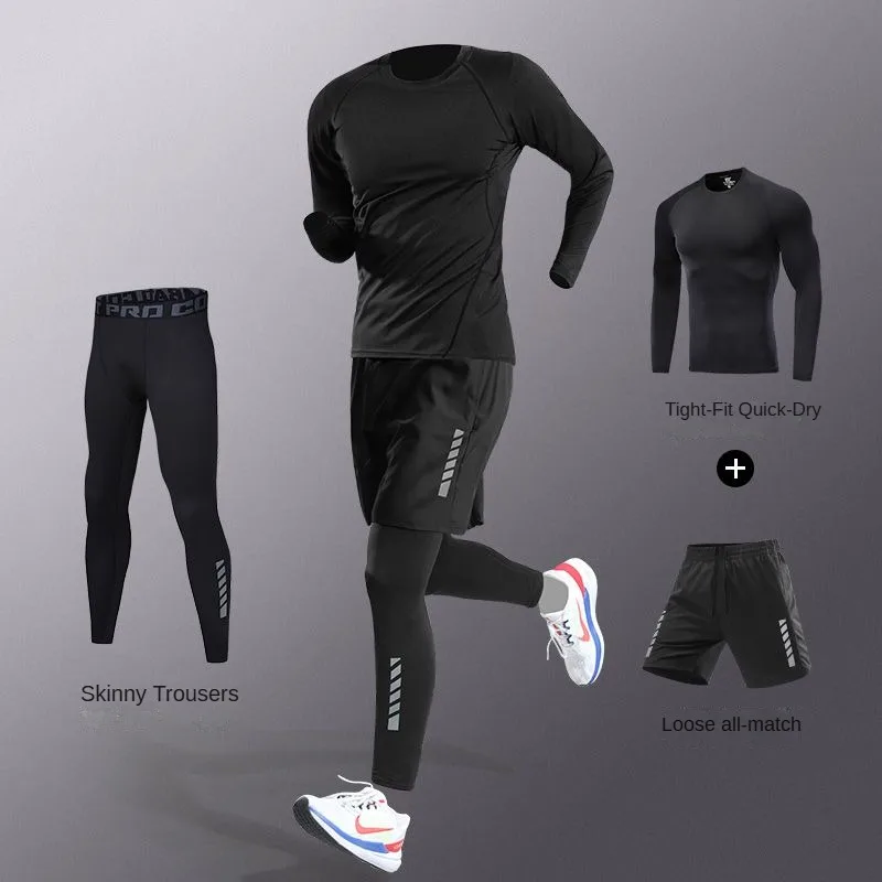 3-7Pcs Men's Ice Fiber Quick-D - Running Jogging Gear ulasan dan harga