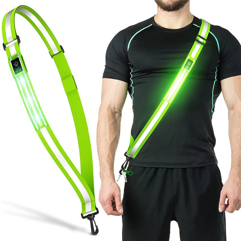 ABXY LED Reflective Belt Walki - Running Gear At Night ulasan dan harga