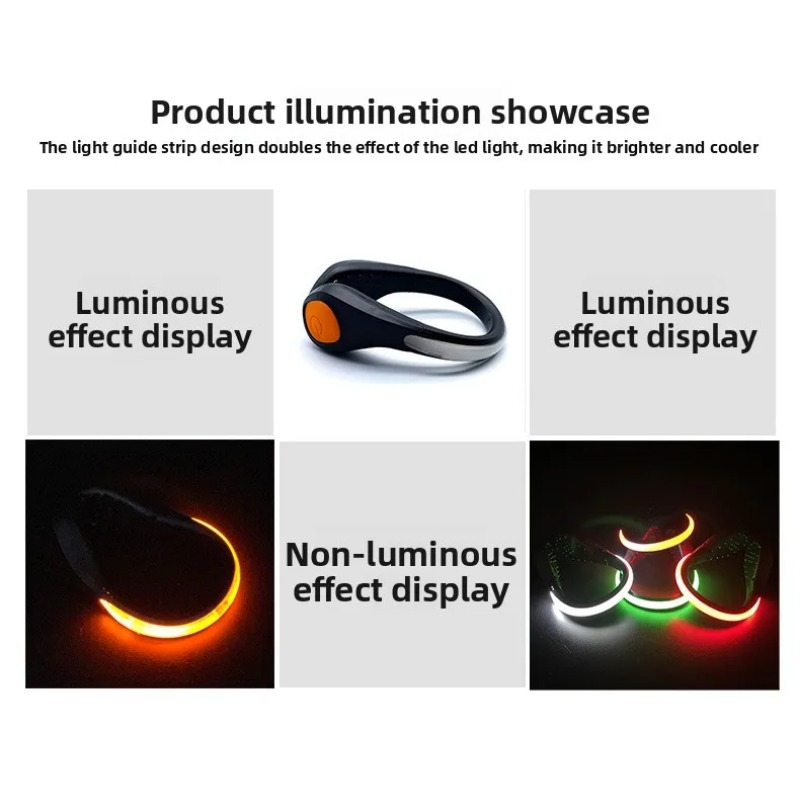 New Luminous Shoe Clip Light L - Running Gear Lights ulasan dan harga