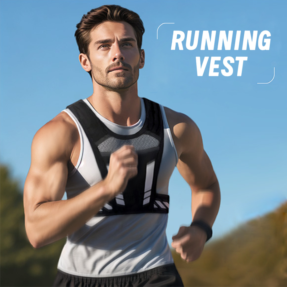 Reflective Running Vest with P - Running Gear Gym ulasan dan harga