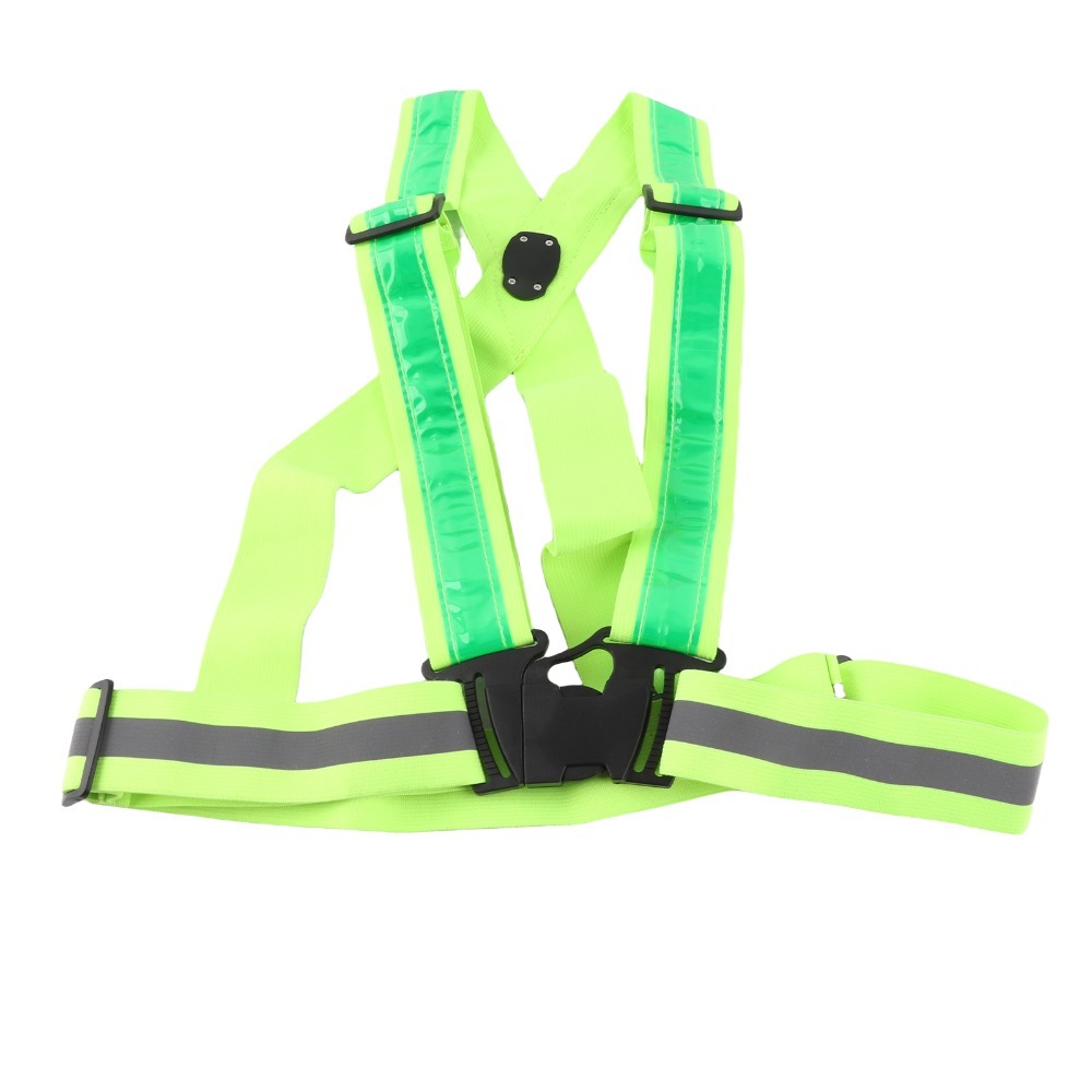 New Polyester LED Safety Vest  - Running Gear Lights ulasan dan harga