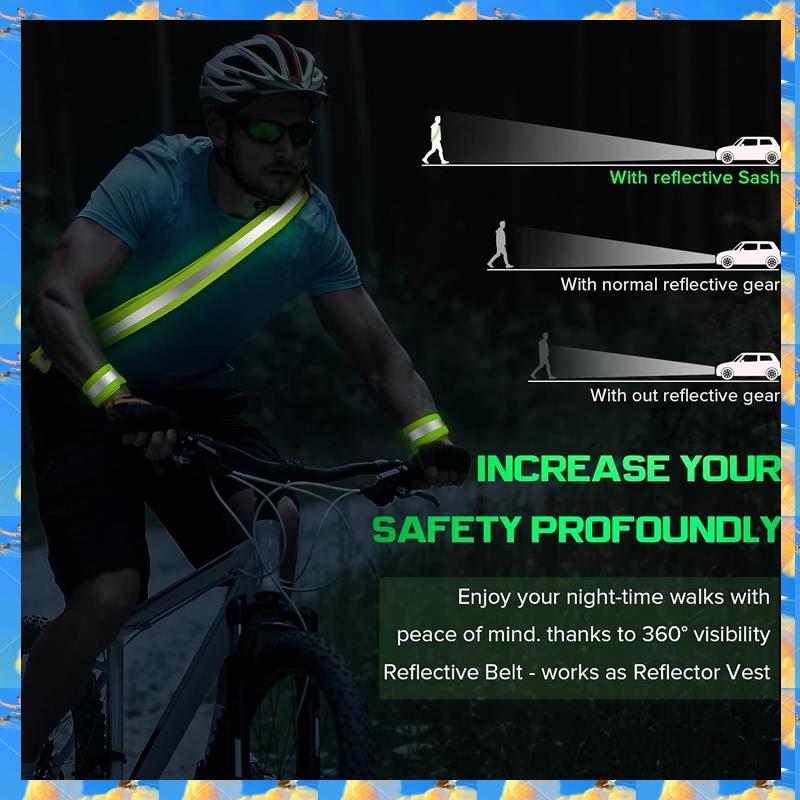 FTS Reflective Sash For Walkin - Running Gear At Night ulasan dan harga