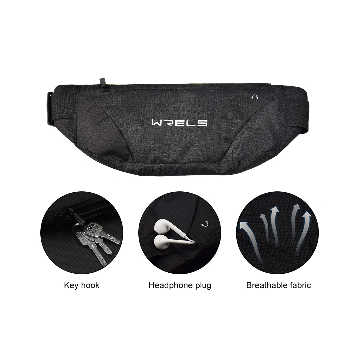 WRELS Waist Bag Running Bag Ou - Running Jogging Gear ulasan dan harga