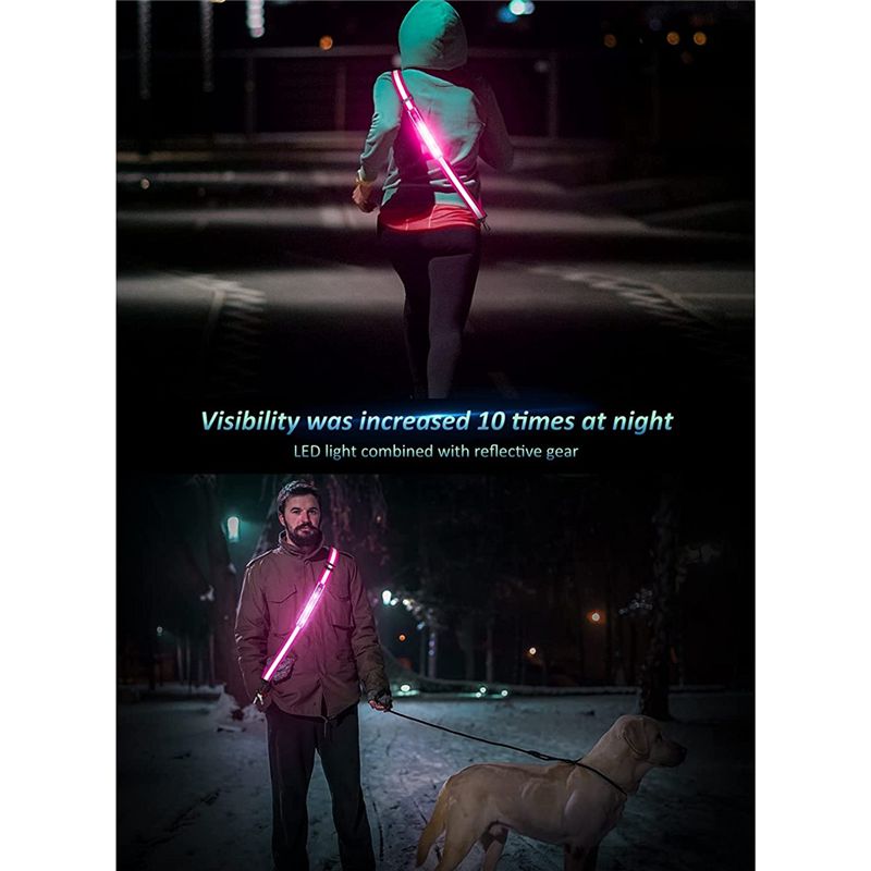 ABPF LED Reflective Belt Walki - Running Gear At Night ulasan dan harga